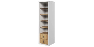 Bücherregal SIMI 3 mit Regalen und zwei Schubladen Kinderzimmer