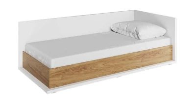 Bett SIMI 9 mit einer Matratze und einem Bettkasten für Kinder und Jugendliche Links-Rechts