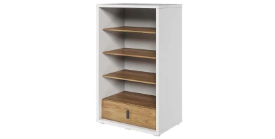 Bücherregal SIMI 10 mit vier Regalen und einer Schublade Kinderzimmer
