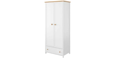 Kleiderschrank STORY 12 Mit Zwei Türen, Regal Mit Regalen Und Eine Schublade Für Kinder Und Jugendliche