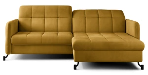 Ecksofa Lorelle Couch Schlaffunktion Mit Bettkasten Ziernähte