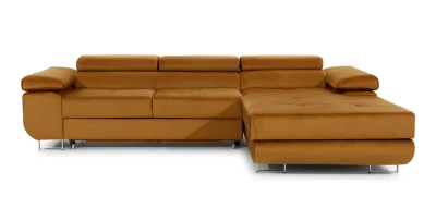 Ecksofa Armando mit Schlaffunktion und Bettkasten & Relaxfunktion Sofort verfügbar