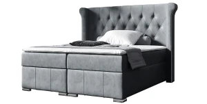 Boxspringbett MASA 120x200 Hotelbett Mit Zwei Bettkasten Und Kopfteil Kontinentales Bett