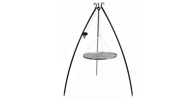 Schwenkgrill 200 cm - Grillrost aus Rohstahl 50/60/70/80 cm + Kurbel