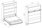 Wandklappbett Bed Concept Schrankbett