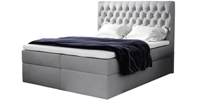  Boxspringbett MONA 120x200 Hotelbett Mit Zwei Bettkasten Kontinentales Bett