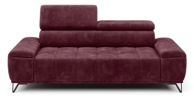 2-Sitzer Sofa PALLADIO II (194x110) mit Relaxfunktion & Kopfstützen