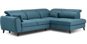 Ecksofa NOBLE Schlafsofa Wohnlandschaft Links Rechts Couch Bettkasten