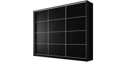  Kleiderschrank MEBLO III 270 cm Garderobe mit drei Schiebetüren