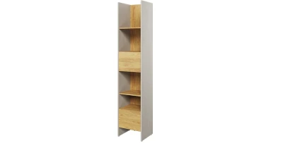Jugend-Regal TEEN FLEX TF-02 Silk Flou / Naturhickory 44 cm