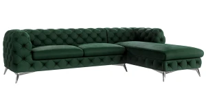Ecksofa CHELSEA Chesterfield Eckcouch L-Form Polstersofa Wohnlandschaft