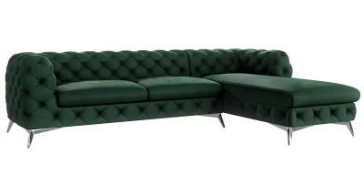 Ecksofa CHELSEA Chesterfield Eckcouch L-Form Polstersofa Wohnlandschaft