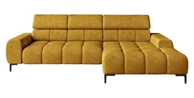 Ecksofa PLAZA MINI (270x177) elektrischer Sitz & Relaxfunktion