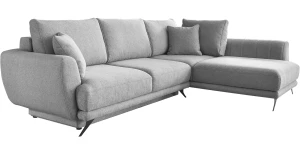 Ecksofa Larde mit Schlaffunktion und Bettkasten L-form