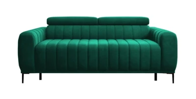 3-Sitzer Schlafsofa GANDI 207 cm mit Schlaffunktion & echter Matratze