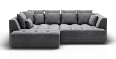 Ecksofa Tiga BOX mit elektrisch verstellbarer Sitz und Bettkasten