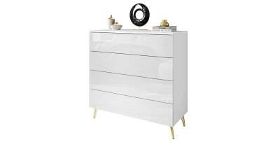 Kommode Aura 95 cm Sideboard Hochglanz Push-Open