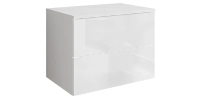 Nachttisch Luna II Hängeschrank mit Schubladen Push to Open System LED Beleuchtung