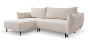 Ecksofa ADEL L-form Schlafsofa Wohnlandschaft Links Rechts Couch Bettkasten