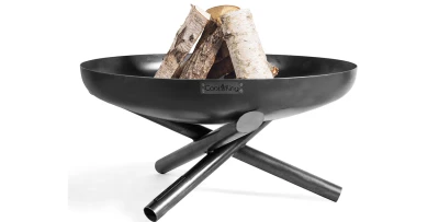Große Feuerschale INDIANA 80 cm Rohstahl Feuerstelle Garten Grill