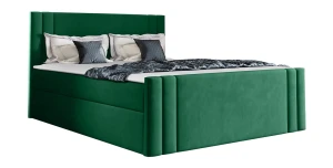 Boxspringbett CARMEN 140x200 Hotelbett Mit Zwei Bettkasten Kontinentales Bett