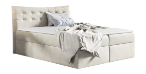 Boxspringbett HAWAII 200x200 Hotelbett Mit Zwei Bettkasten Kontinentales Bett