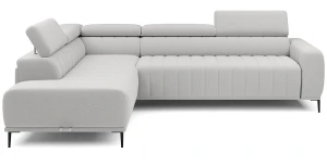 Ecksofa Gandi L 301 cm mit Schlaffunktion und Bettkasten & Relaxfunktion