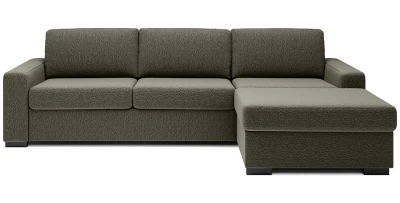 Ecksofa Vanilla Mini 303 cm mit Schlaffunktion und Bettkasten