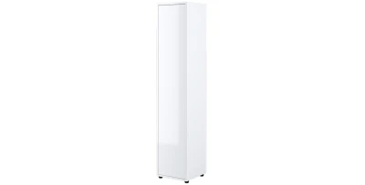 Säulenschrank BC-21 Weiß Hochglanz für BED CONCEPT Schrankbett 45cm