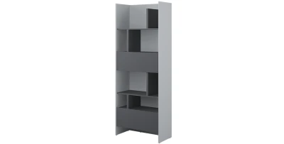 Bücherregal BC-22 Grau / Graphit für BED CONCEPT Schrankbett 84cm