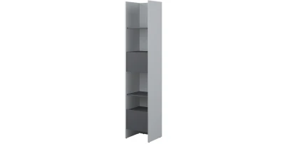 Bücherregal BC-23 Grau / Graphit für BED CONCEPT Schrankbett 44cm