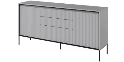 Sideboard TREND TR-01 166cm – Grau & Minimalismus – LED & Push-to-Open