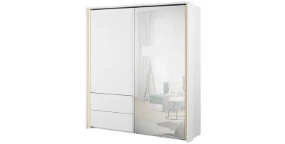 Kleiderschrank TAYA 200 TA-02 weiß