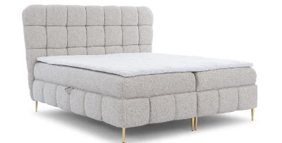 Boxspringbett LOLLY 140x200 Hotelbett Mit Zwei Bettkasten Kontinentales Bett