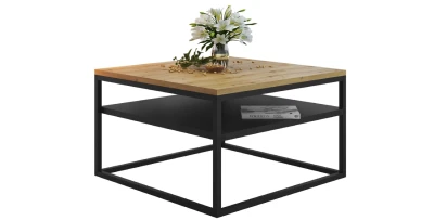  Couchtisch NOVA, Breite 70cm, pulverbeschichtetes Metallgestell