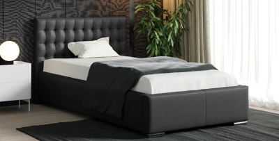  Polsterbett Porto Mini Bett 90x200 Einzelbett Bettgestell Lattenrost