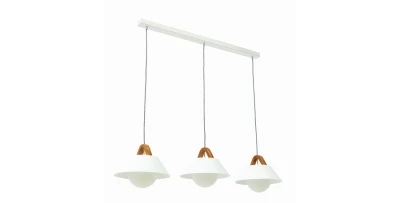 Almitara Hängelampe Weiß 110x110x30
