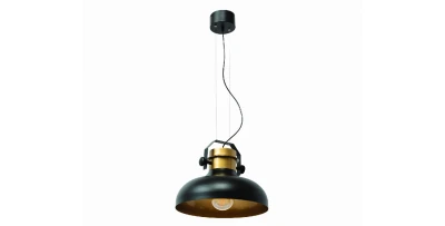 Stealle Hängelampe Schwarz/Gold 40x130x40 