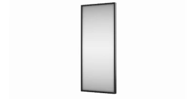 Spiegel VASTO in Holzrahmen 140x60 Schwarz