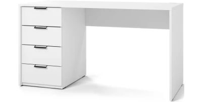 Schreibtisch Barold 140x60x75 Weiß  