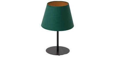 Nachttischlampe Vespillo dunkelgrün/gold 1 20x20x33  