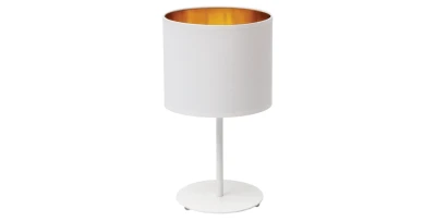 Nachttischlampe Vespillo weiß/gold 1 18x18x34 roller 