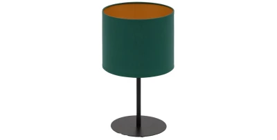 Nachttischlampe Vespillo dunkelgrün/gold 1 18x18x34 roller 