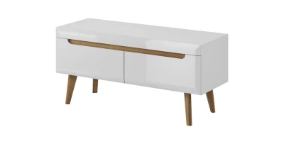 RTV Schrank Nordi NRTV-107 Weiß/Eiche Riviera  