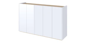 Kommode EASY mit Beleuchtung  EA-01 Weißglanz