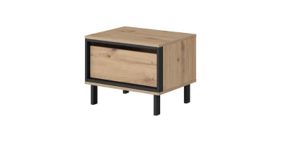 Set mit 2 Nachttischen NEST Artisan Eiche / Anthrazit  