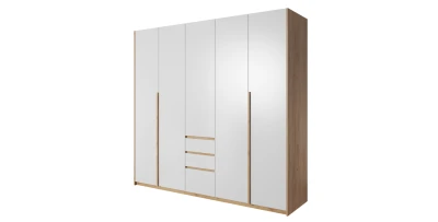 Kleiderschrank 230 XELO Craft Eiche gold/weiß 