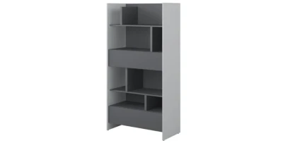 Bücherregal BC-28 Grau / Graphit für BED CONCEPT horizontal BC-14 160cm