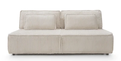 Sofa Komma mit Schlaffunktion und Bettkasten