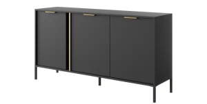 Kommode LARS 153 cm 3d Anthrazit 